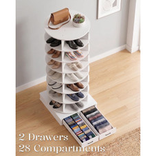 8 Tier Rotating Shoe Rack  product image