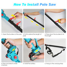 2-in-1 Cordless Pole Saw & Chainsaw product image