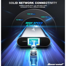 Hiearcool USB C Hub Ethernet 8-in-1 Adapter  product image