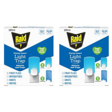Raid Essentials Flying Insect Light Trap Starter Kit (2-Pack) product image