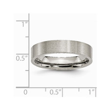 Men's 5mm Comfort Fit Titanium Wedding Band Ring product image