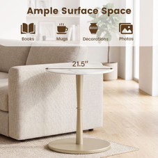 Round Marble Side Table (1- or 2-Pack) product image