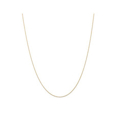 18" 14K Yellow Gold Cable Rope Chain (0.5mm) product image