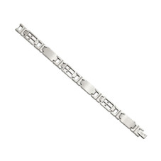 Men's Stainless Steel Cross Bracelet (8.25") product image