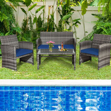 Patio Rattan Furniture Set (8 Pieces) product image