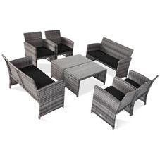 Patio Rattan Furniture Set (8 Pieces) product image