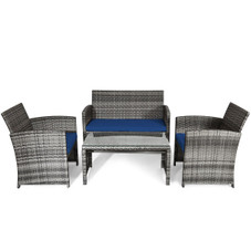 Patio Rattan Furniture Set (8 Pieces) product image