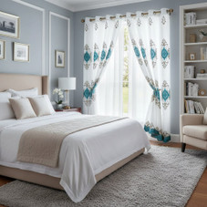 Embroidered Curtain Set  product image