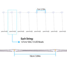 Solarek® Solar-Powered Parasol Umbrella String Lights product image