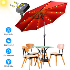 Solarek® Solar-Powered Parasol Umbrella String Lights product image