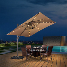 Solarek® Solar-Powered Parasol Umbrella String Lights product image