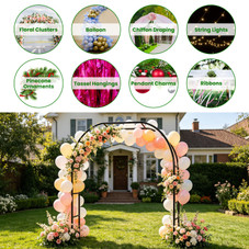 Adjustable Metal Garden Arch (1- or 2-Pack) product image