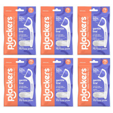 Plackers Gentle Line Floss Picks (6-Pack) product image