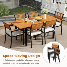 Stackable Patio Dining Chairs (Set of 6) product image