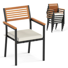 Stackable Patio Dining Chairs (Set of 6) product image