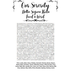 Personalized Family or Group Word Search Print (15-Pack) product image