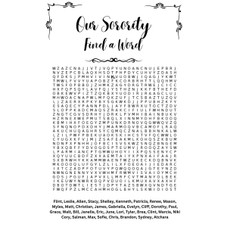 Personalized Family or Group Word Search Print (15-Pack) product image