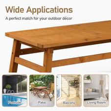Outdoor Fir Wood Coffee Table product image