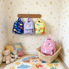 Dinosaur and Unicorn Print Small Daypack for Kids product image