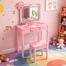 Kids' Dressing Table Set with LED Backlit product image