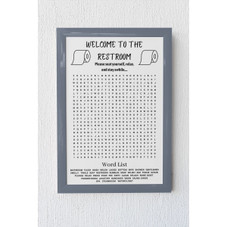 'Welcome to the Restroom' Art Print product image