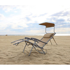 Bliss Hammocks 26" Gravity Free Beach Chair wtih Canopy Sun-Shade product image