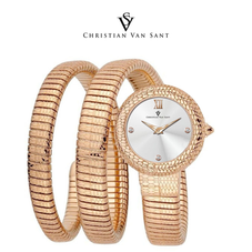 Christian Van Sant Women's Naga Silver Dial Watch product image