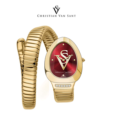 Christian Van Sant Women's Naga Red Dial Watch product image