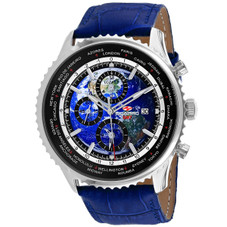 Seapro Men's Meridian World Timer GMT Blue Dial Watch product image