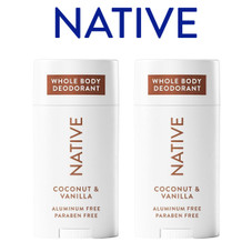 Native Coconut and Vanilla Whole Body Deodorant (2-Pack) product image