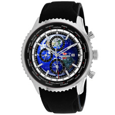 Seapro Men's Meridian World Timer GMT Blue Dial Watch product image