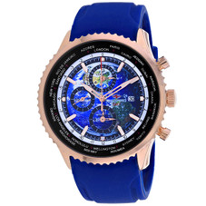 Seapro Men's Meridian World Timer GMT Blue Dial Watch product image