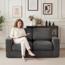 Corduroy Loveseat Floor Sofa  product image