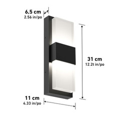 Atomi Adjustable Indoor/Outdoor Wall Sconce (2-Pack) product image