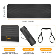 Yoga Mat with Carrying Strap Bag product image