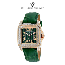 Christian Van Sant Women's Radieuse Green Dial Watch product image