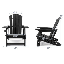 Wood Grain Adirondack Chairs(1- to 4-Pack) product image