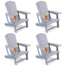 Wood Grain Adirondack Chairs(1- to 4-Pack) product image