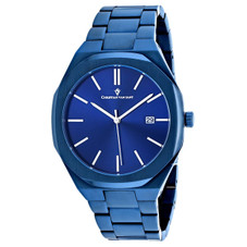 Christian Van Sant Men's Octavius Slim Blue Dial Watch product image