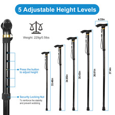 Adjustable Folding Walking Cane product image