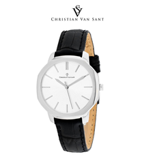 Christian Van Sant Women's Octave Slim Silver Dial Watch product image