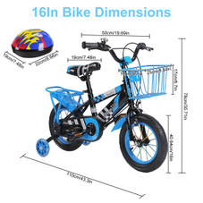 Kids' Bike with Training Wheels and Basket (12" or 16") product image