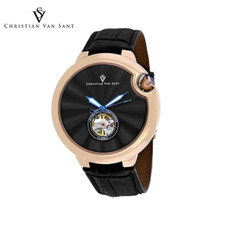 Christian Van Sant Men's Cyclone Automatic Black Dial Watch  product image