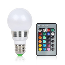 RGB LED Light Bulb with Remote product image