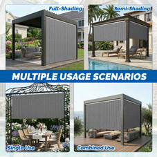 10' x 8' Patio Roller Shade product image