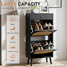 Flip-Top Shoe Cabinet product image