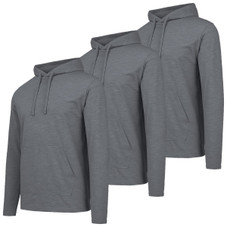 Men's Casual Pullover Drawstring Hoodie (3-Pack) product image