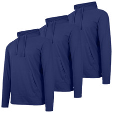 Men's Casual Pullover Drawstring Hoodie (3-Pack) product image