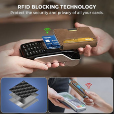 Slim Aluminum Pop-Up Credit Card Holder with Money Clip product image
