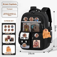 Cute Capybara School Backpack product image